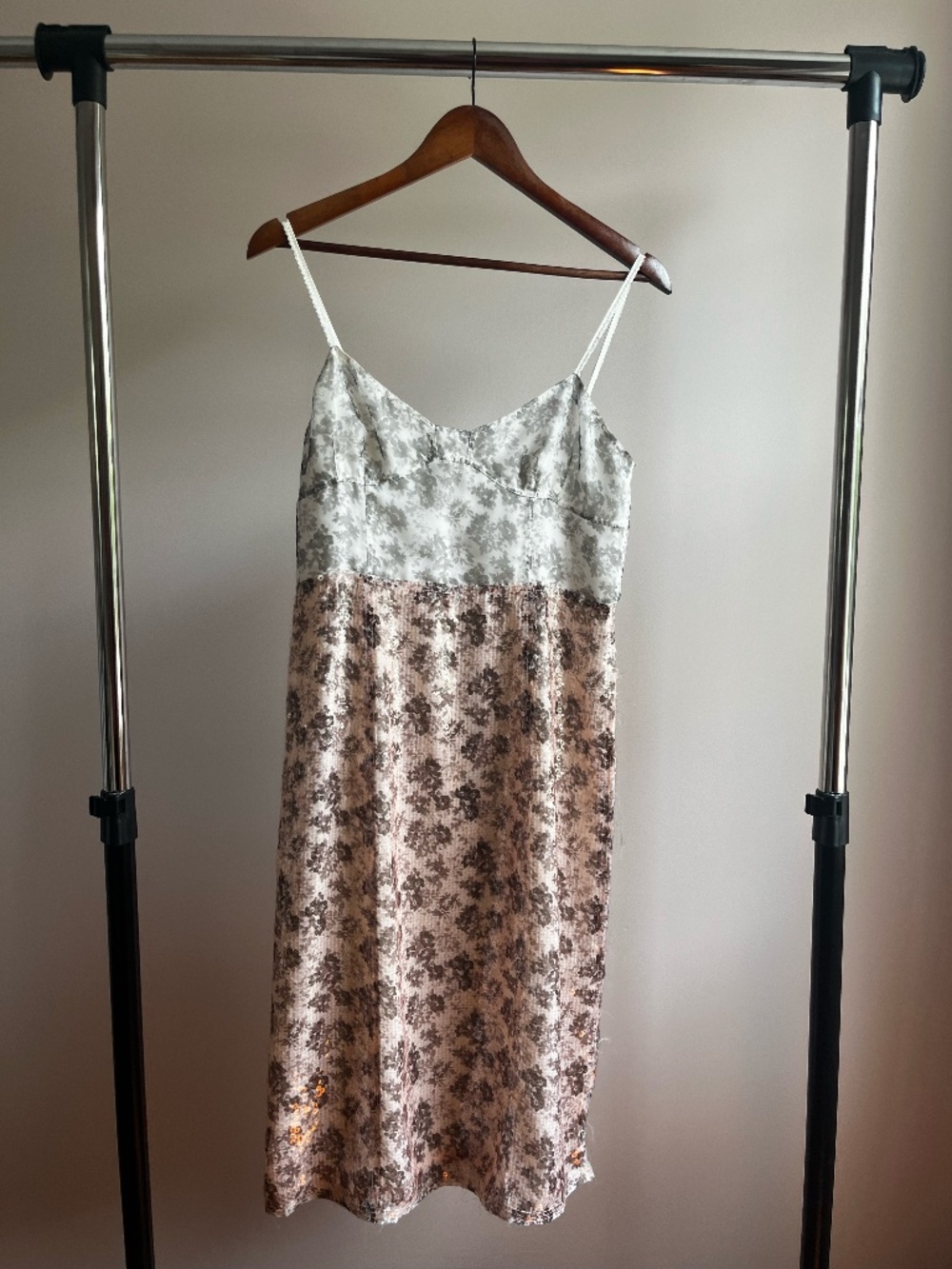 Marc Jacobs Floral Sequin Slip Dress
